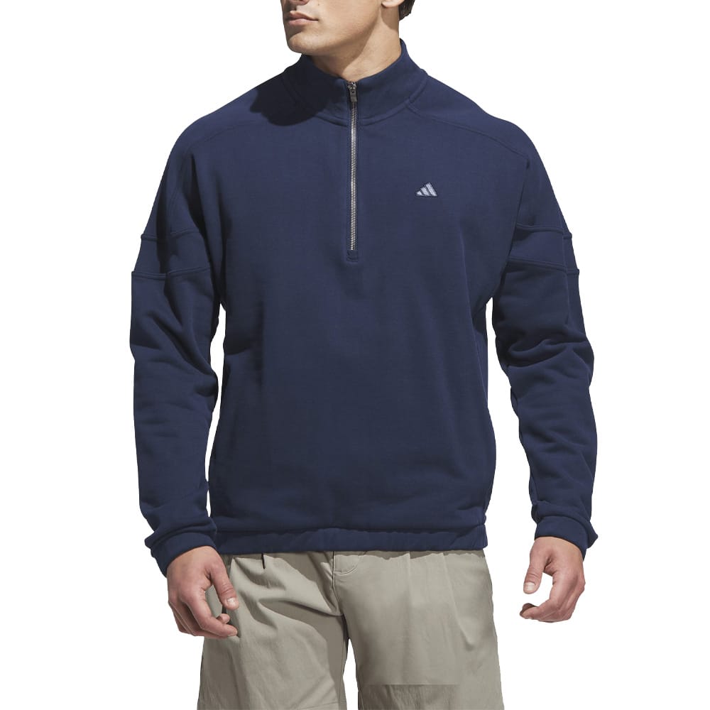 adidas Go-to Heritage Loose 1/4 Zip - Collegiate Navy