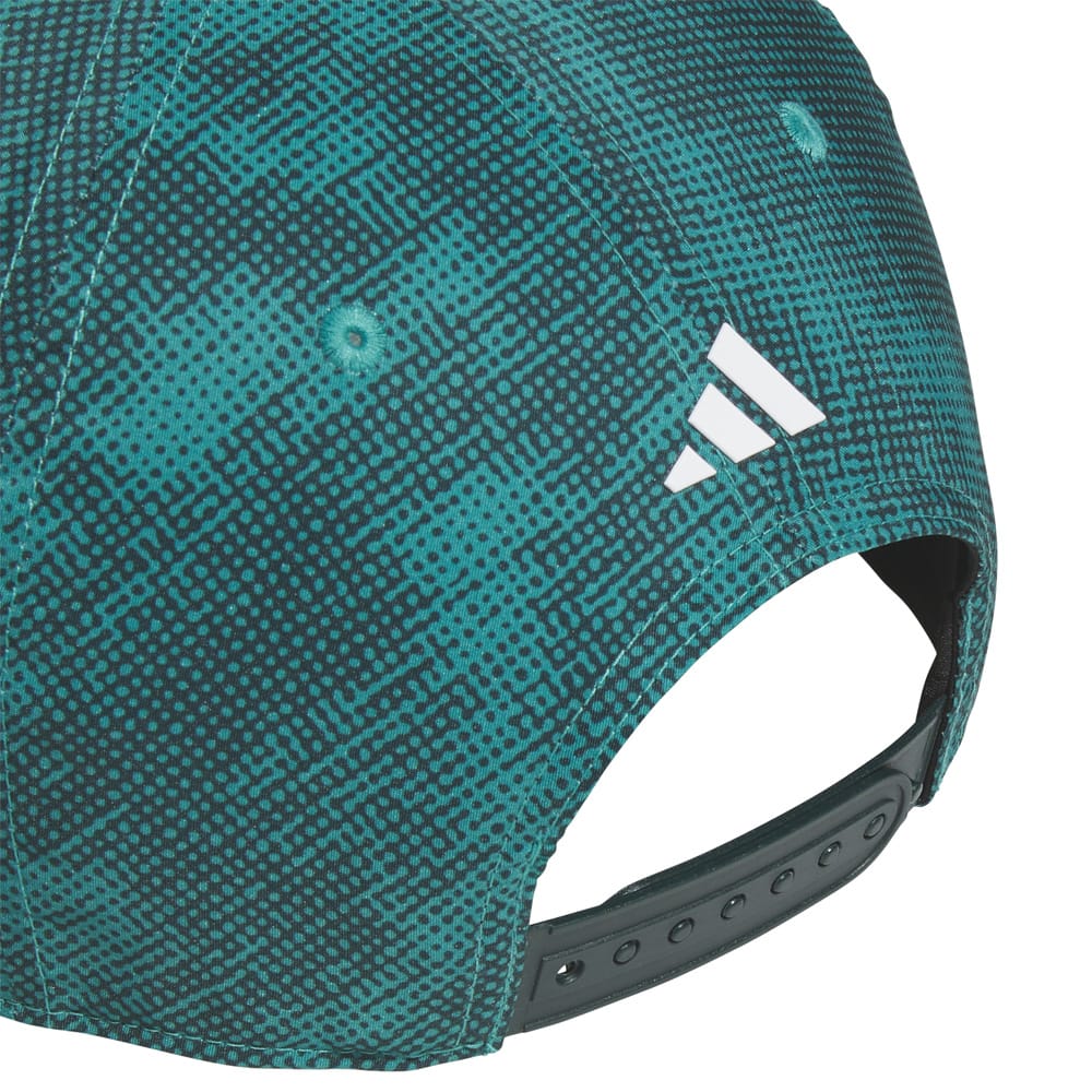 adidas Tour Print Snapback Cap - Pure Teal