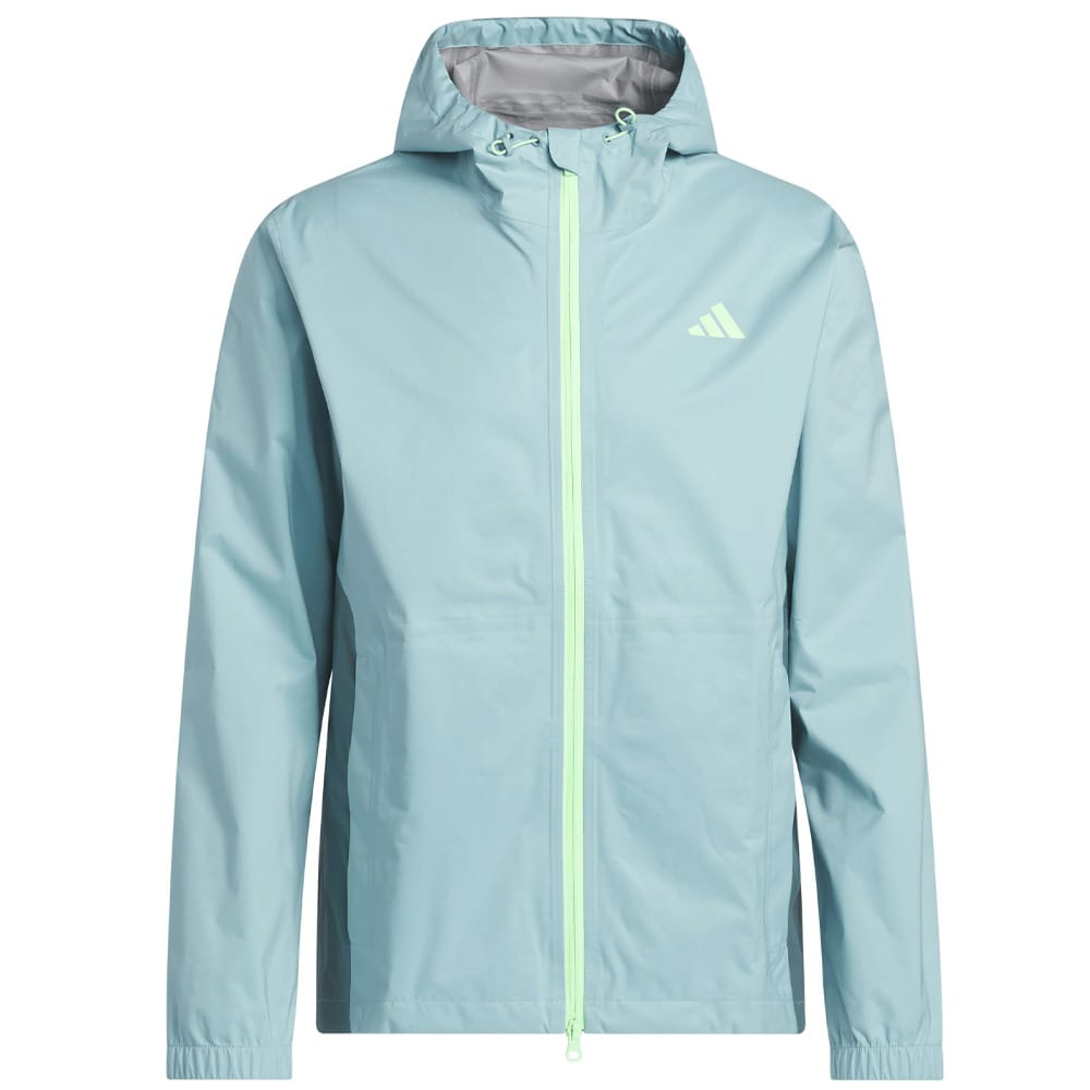 adidas RAIN.RDY Ultimate365 Tour Climaproof+ Waterproof Rain Suit - Mint Ton/Black