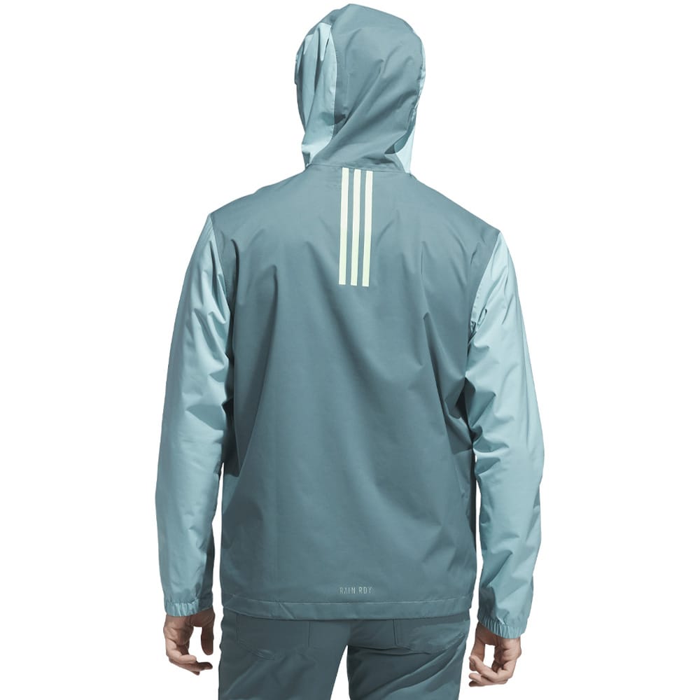 adidas RAIN.RDY Ultimate365 Tour Climaproof+ Waterproof Rain Suit - Mint Ton/Black