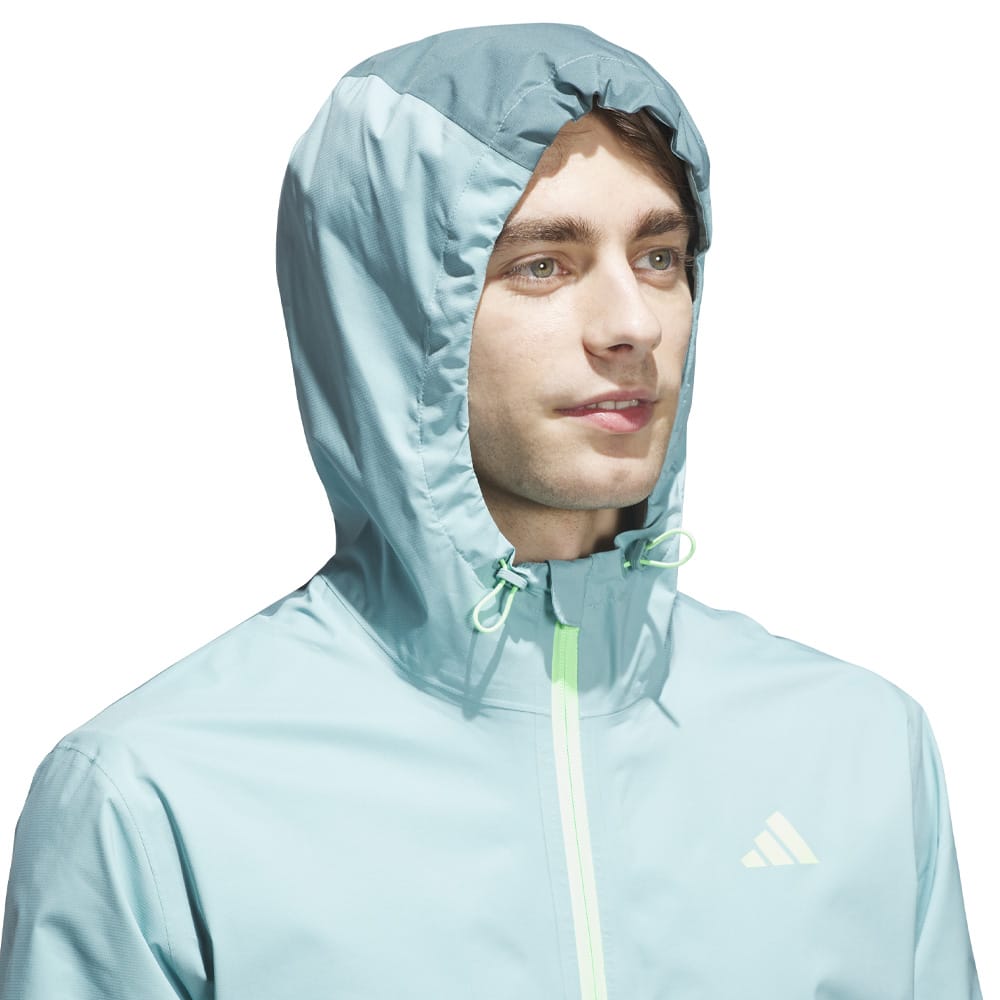 adidas RAIN.RDY Ultimate365 Tour Climaproof+ Waterproof Rain Suit - Mint Ton/Black