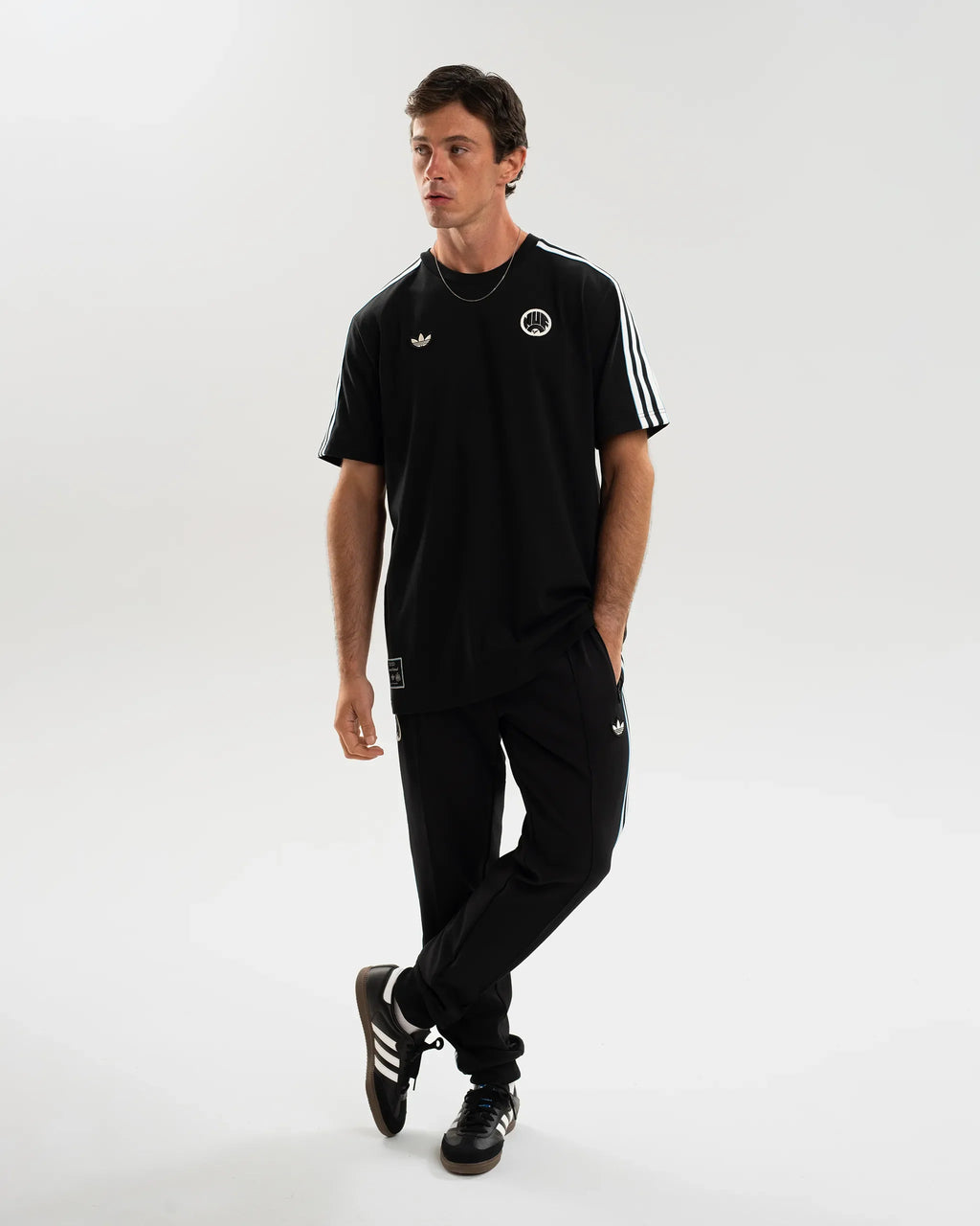 Newcastle United adidas 25/26 Terrace Icons Black Tee