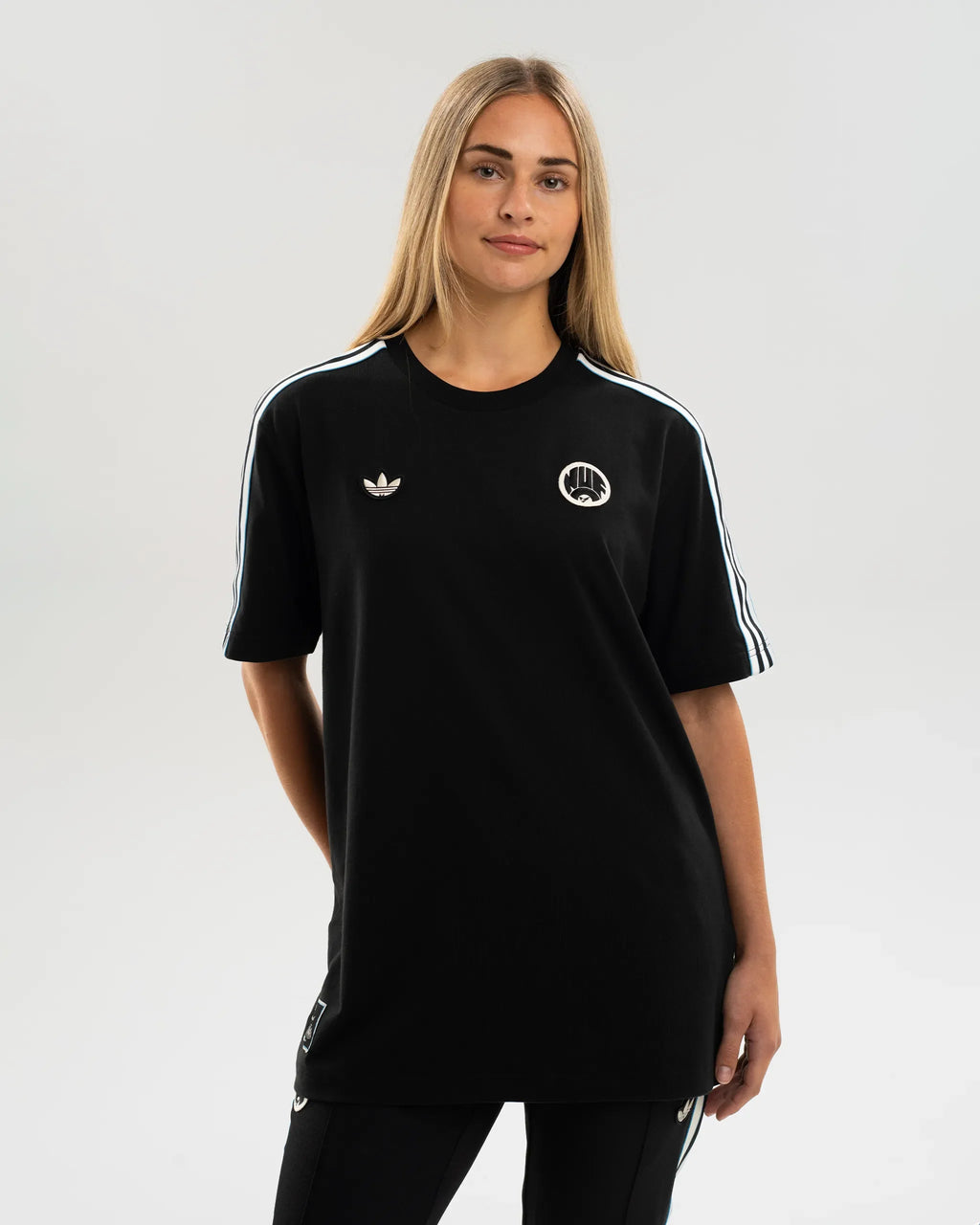 Newcastle United adidas 25/26 Terrace Icons Black Tee