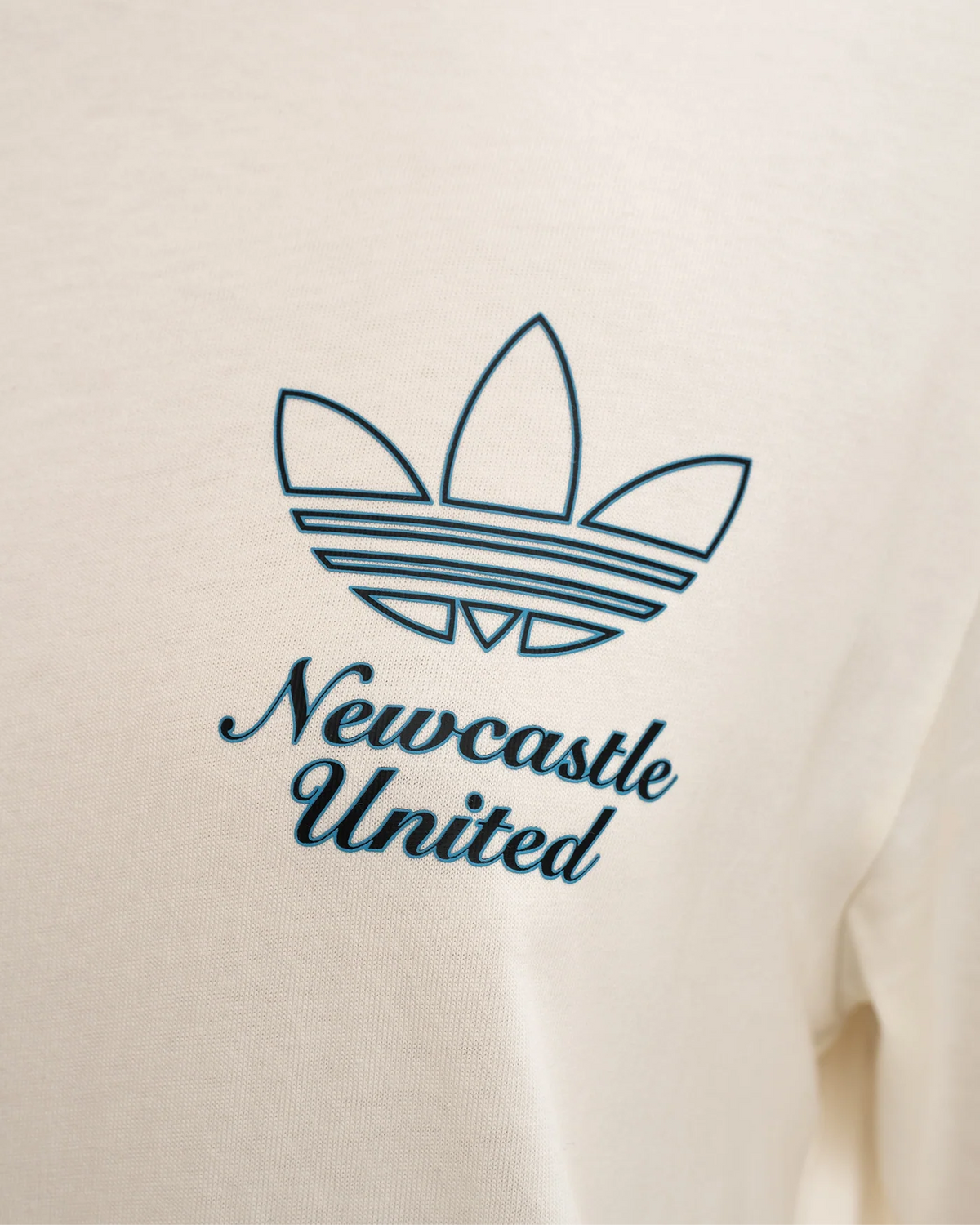 Newcastle United adidas 25/26 Terrace Icons Off White Tee