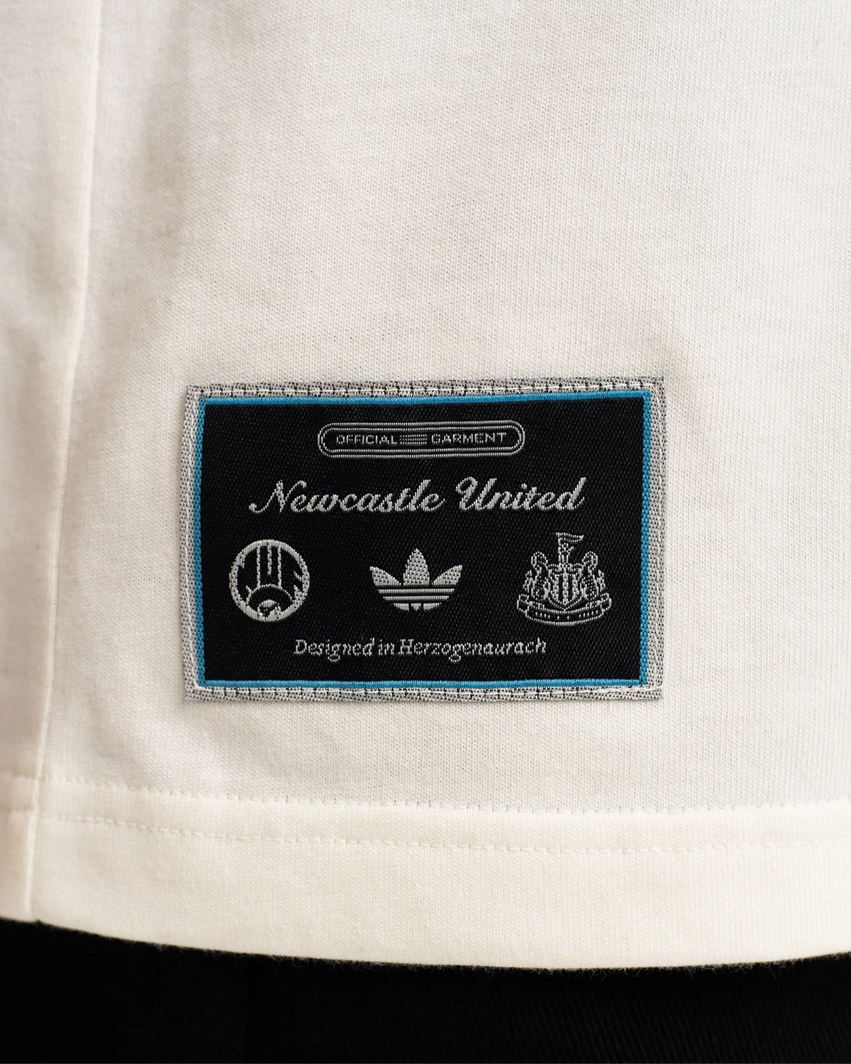 Newcastle United adidas 25/26 Terrace Icons Off White Tee