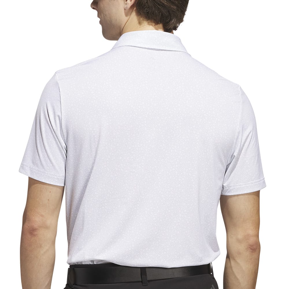adidas Ultimate365 Mini Bunker Polo Shirt - White/Wonder Blue