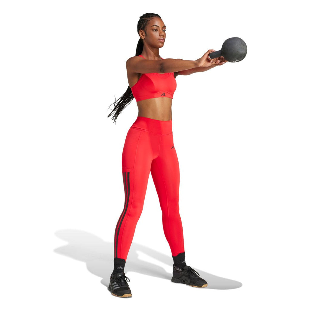 Optimé 3-Stripes Full-Length Leggings