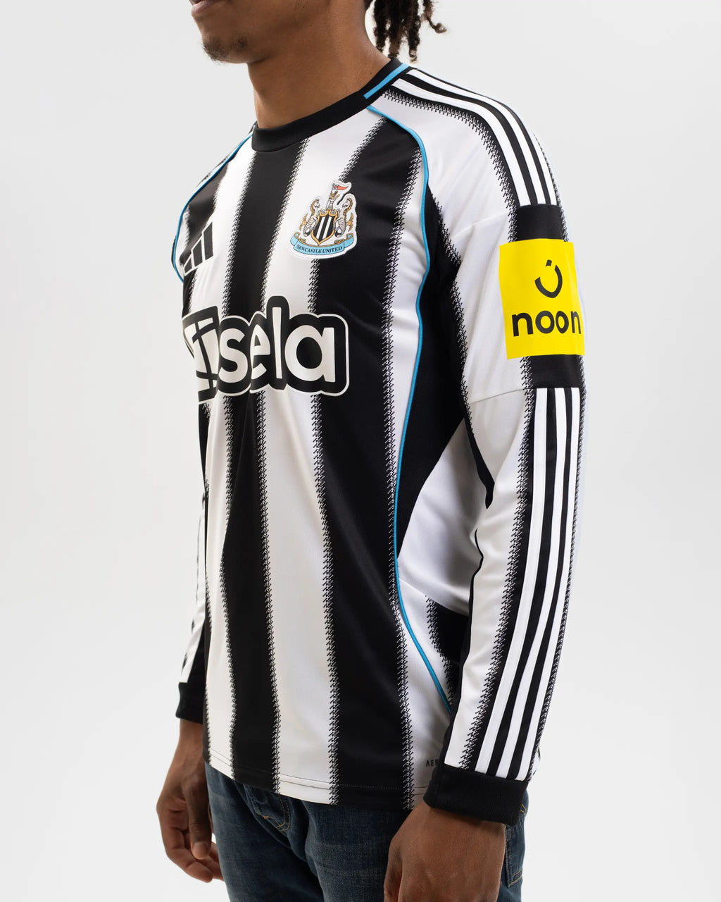 Newcastle United adidas Men's 25/26 Long Sleeve Home Shirt