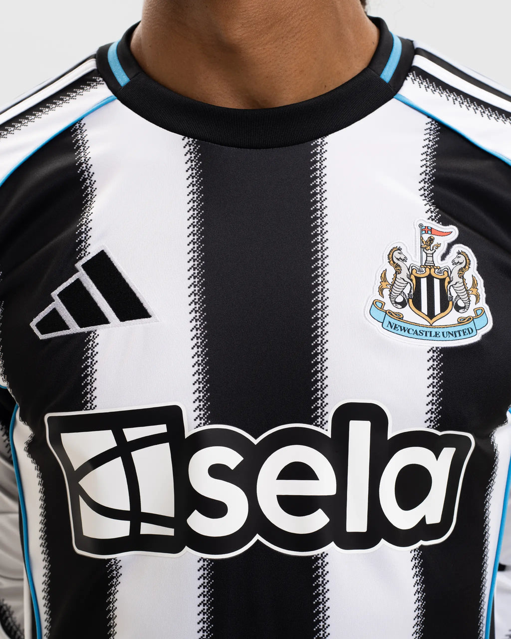 Newcastle United adidas Men's 25/26 Long Sleeve Home Shirt