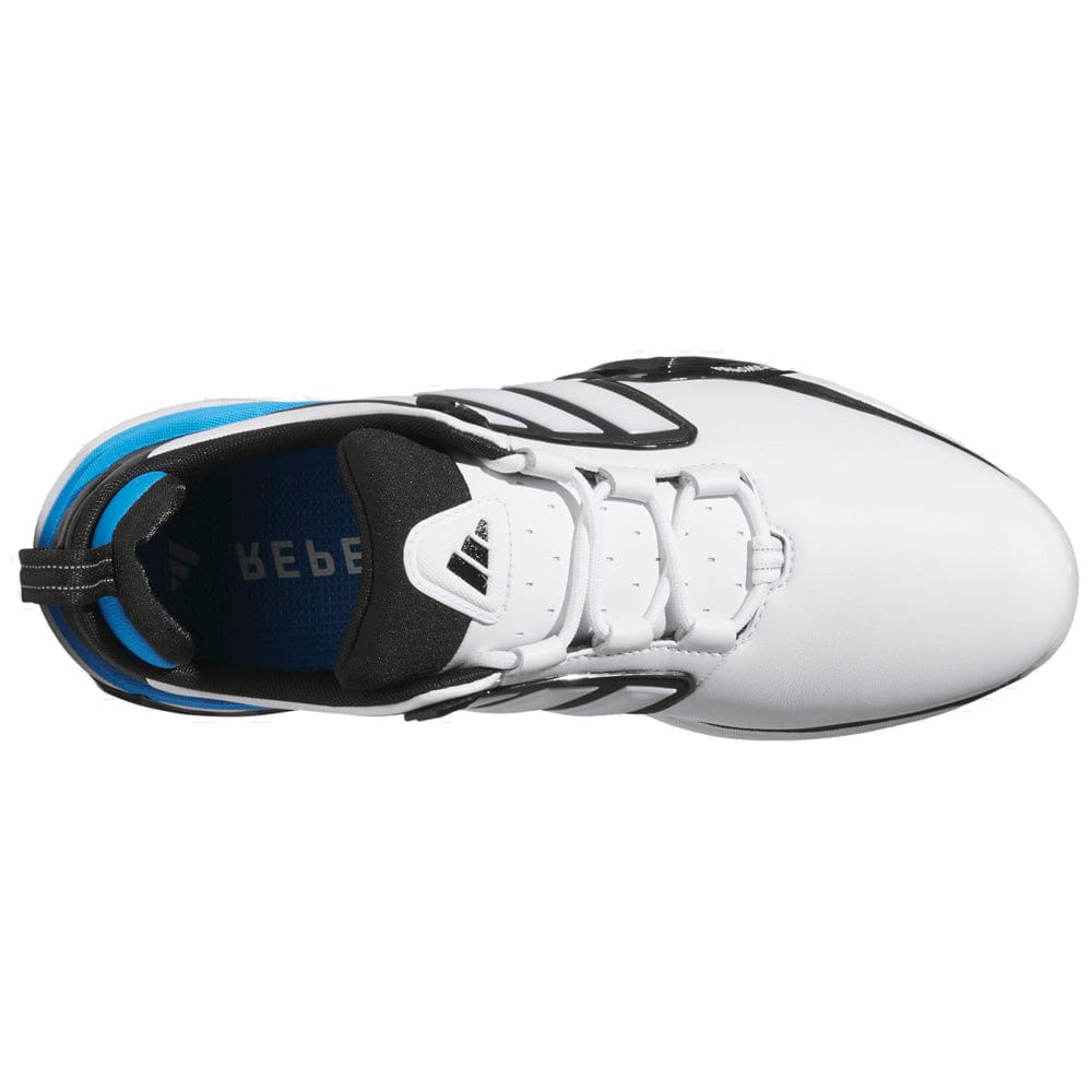adidas Adipower 26 Waterproof Spikeless Shoes - Cloud White/Core Black/Lucid Ray Blue