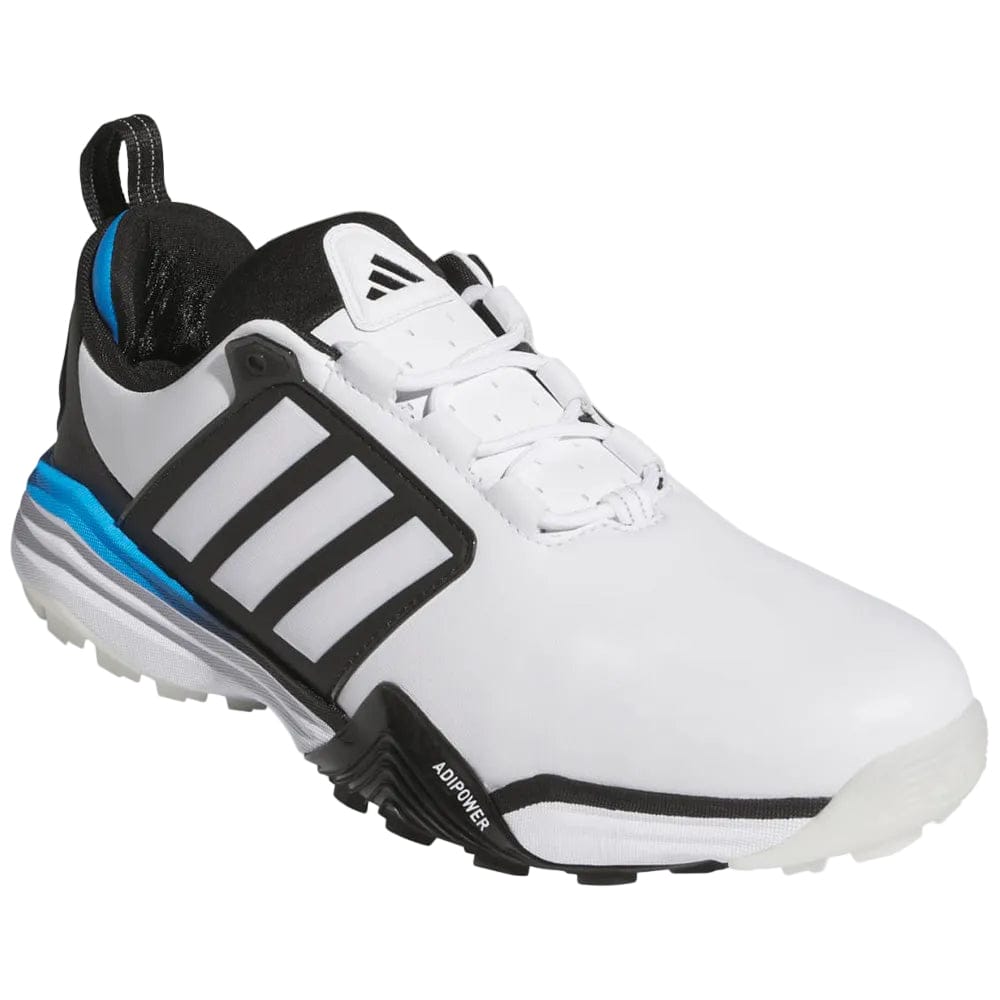 adidas Adipower 26 Waterproof Spikeless Shoes - Cloud White/Core Black/Lucid Ray Blue