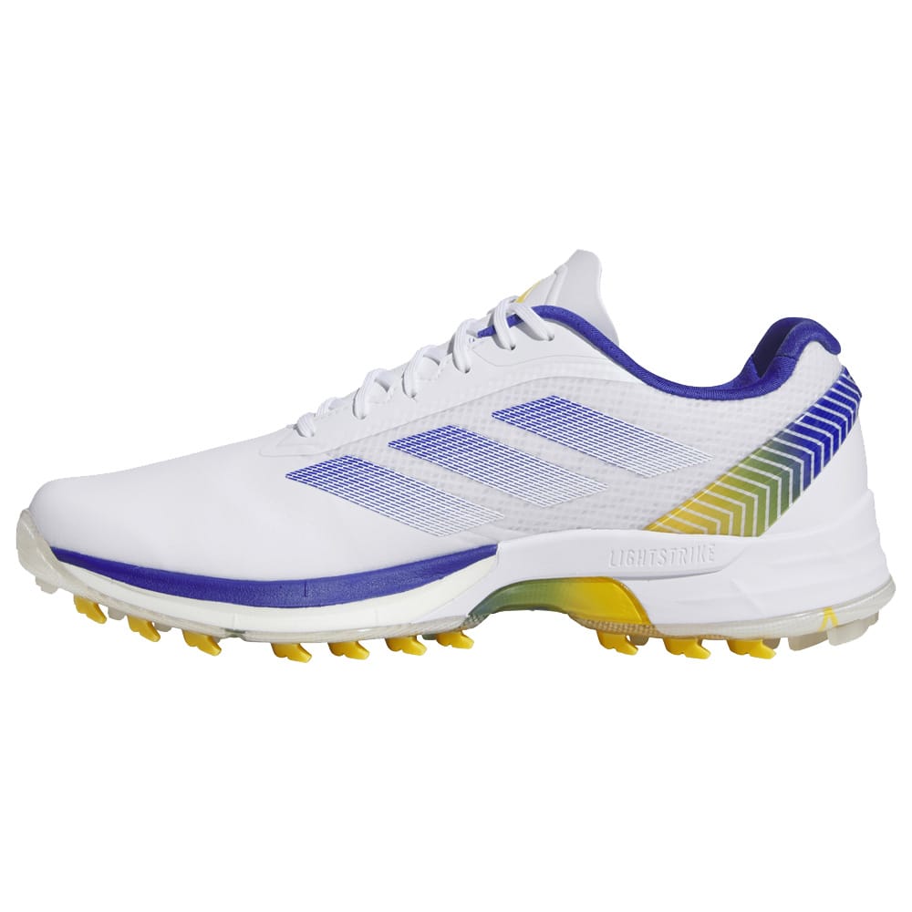 adidas Adizero ZG Spikeless Waterproof Shoes - Ftwr White/Lucid Blue/Crew Yellow