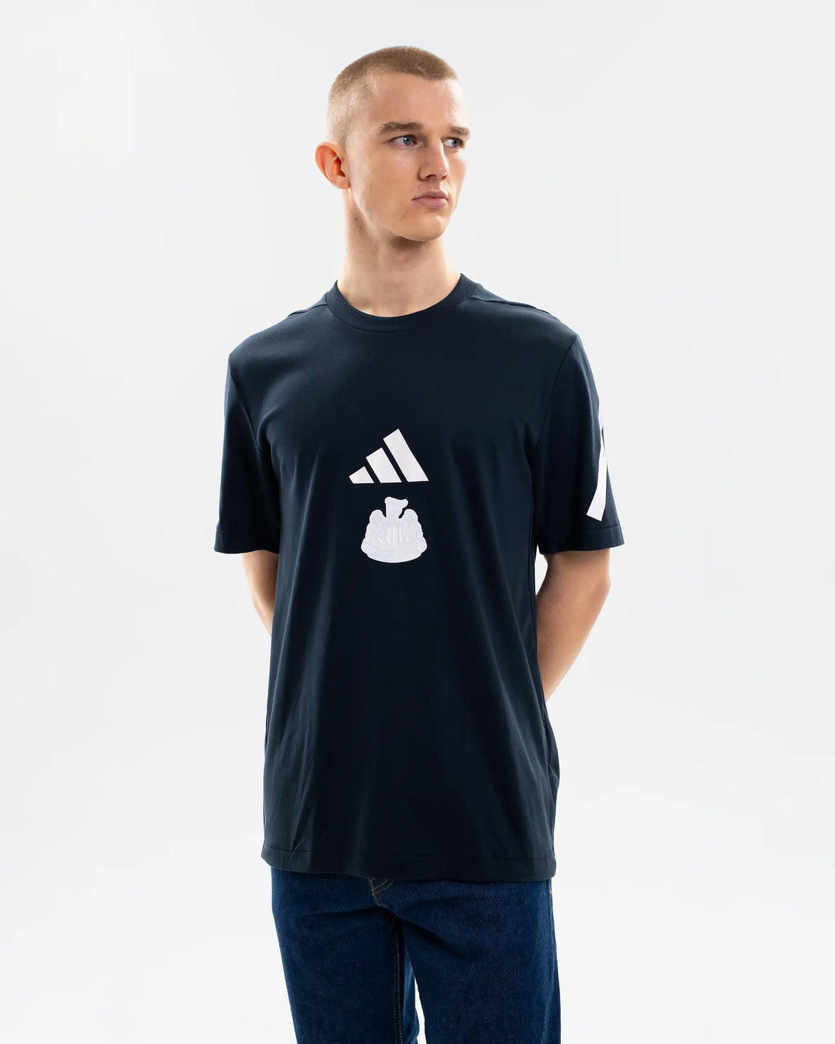 Newcastle United adidas Z.N.E Men's Navy T-Shirt