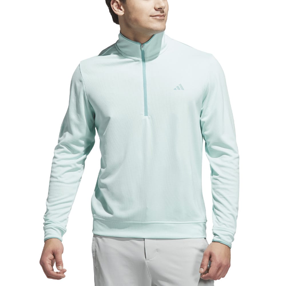 adidas Lightweight Half-Zip Top - Semi Flash Aqua