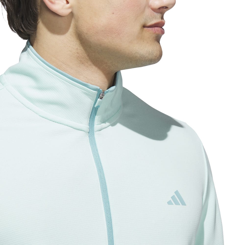 adidas Lightweight Half-Zip Top - Semi Flash Aqua