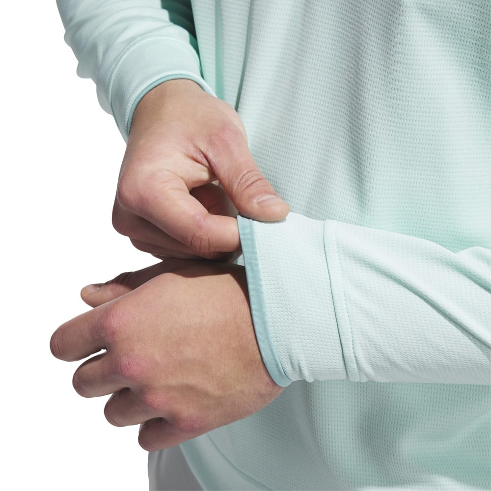 adidas Lightweight Half-Zip Top - Semi Flash Aqua