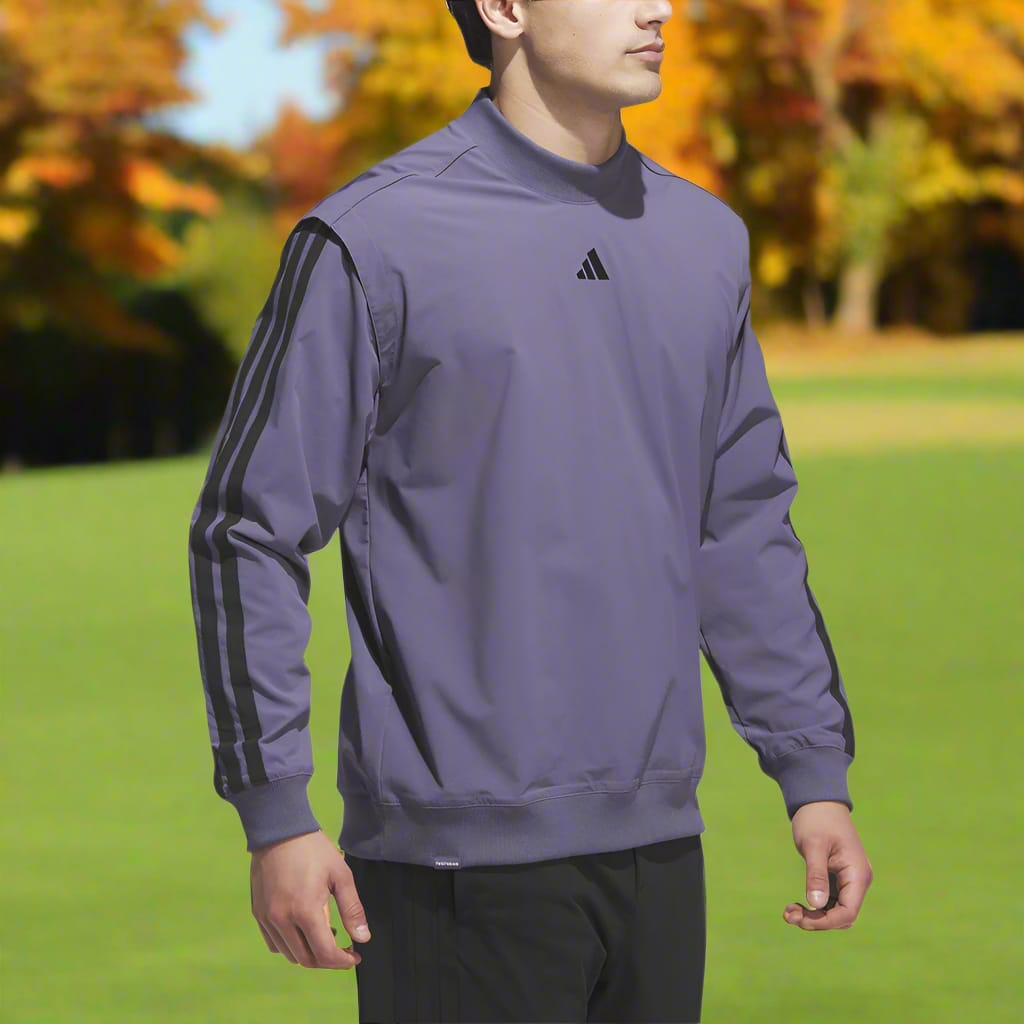 adidas Beyond Twistweave Hybrid Loose Sweatshirt - Preloved Violet