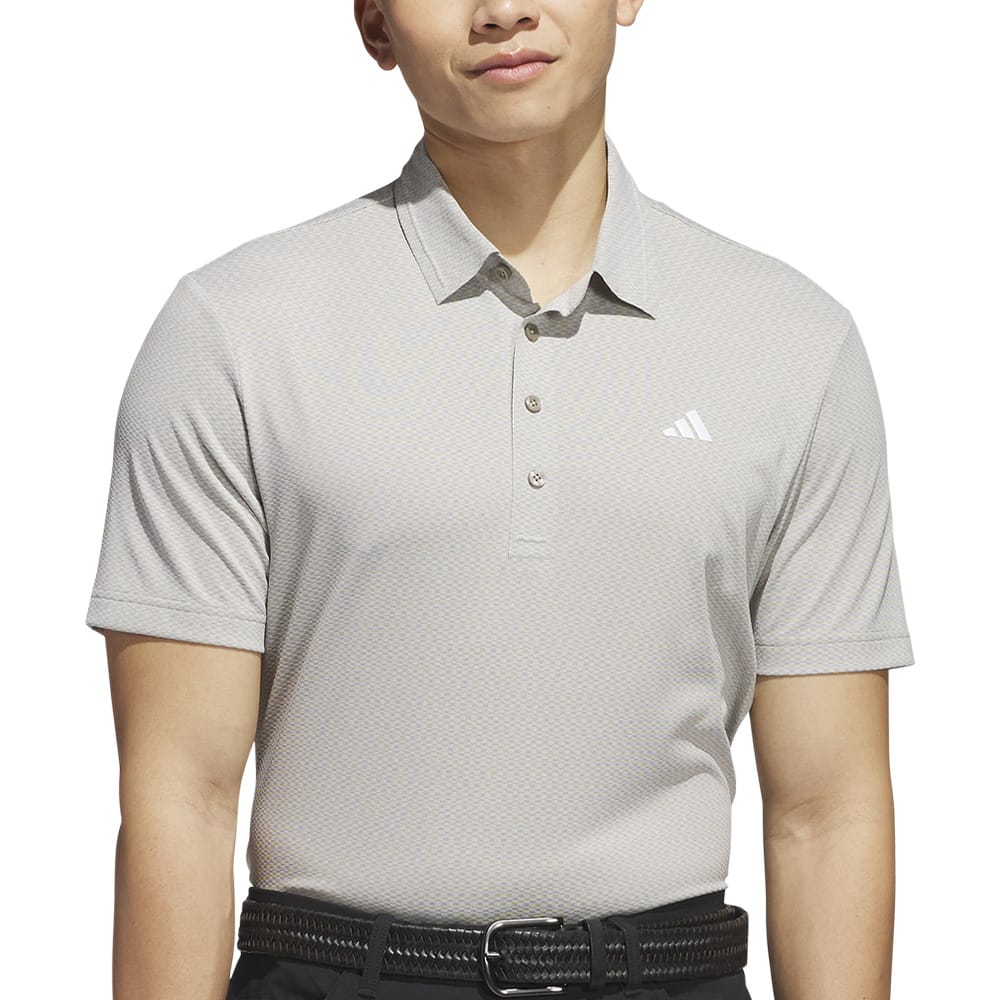 adidas Ultimate365 Tour Texture LC Polo Shirt - Putty Beige