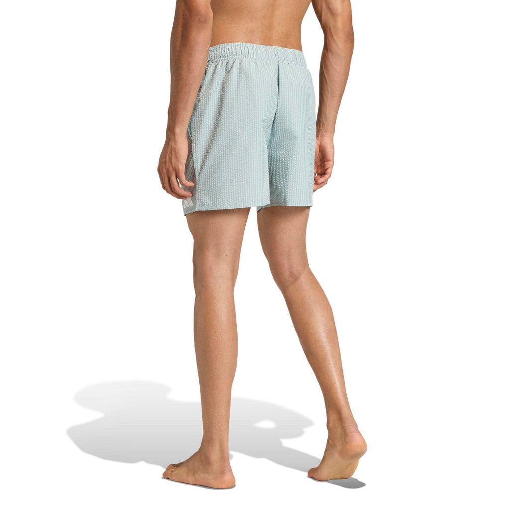 Seersucker Stripy Swim Shorts 5-Inch
