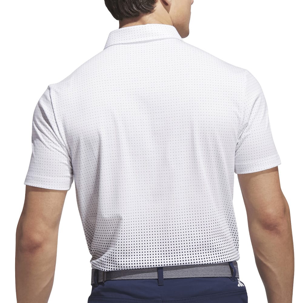 adidas Go-to Rise Print Polo Shirt - White