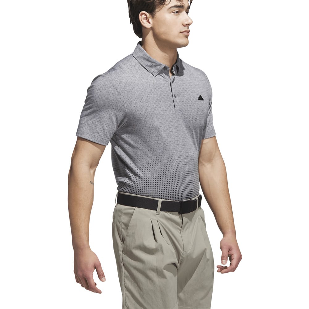 adidas Go-to Rise Print Polo Shirt - Carbon