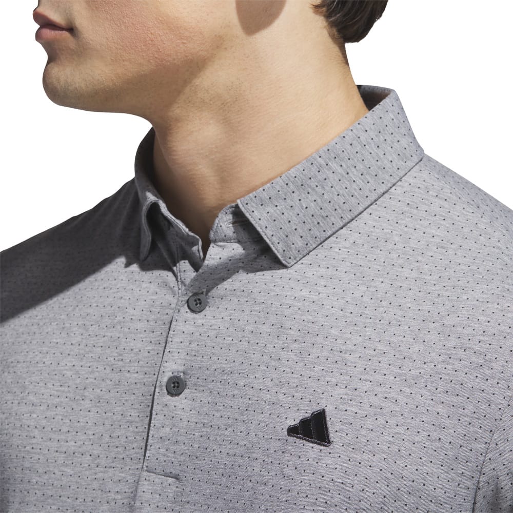 adidas Go-to Rise Print Polo Shirt - Carbon