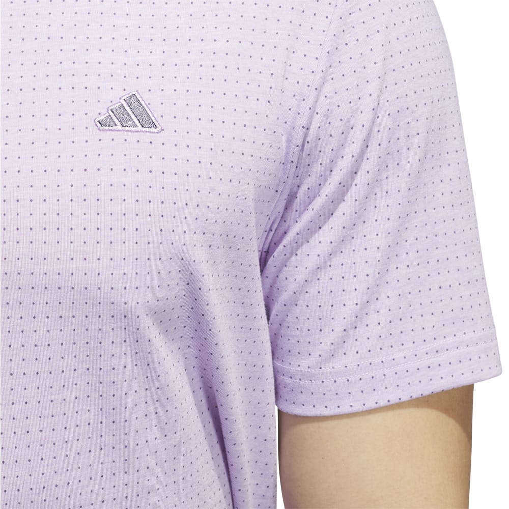 adidas Go-to Rise Print Polo Shirt - Powder Plum