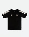 Newcastle United adidas Kids' 3-Stripe Black Tee