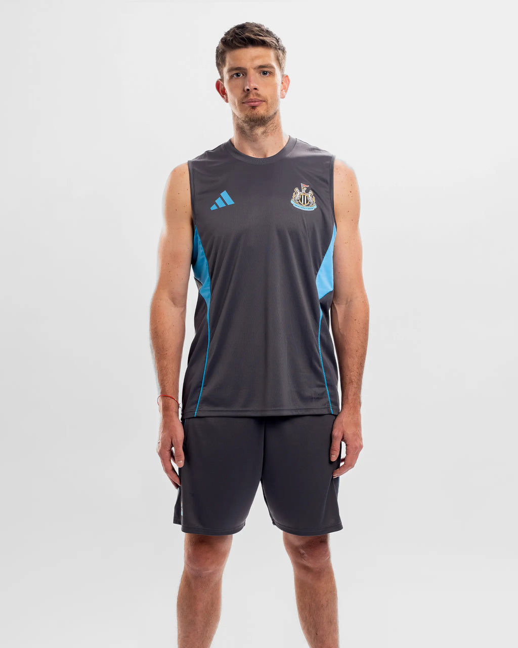 Newcastle United adidas 25/26 Players Range Grey Training Shorts