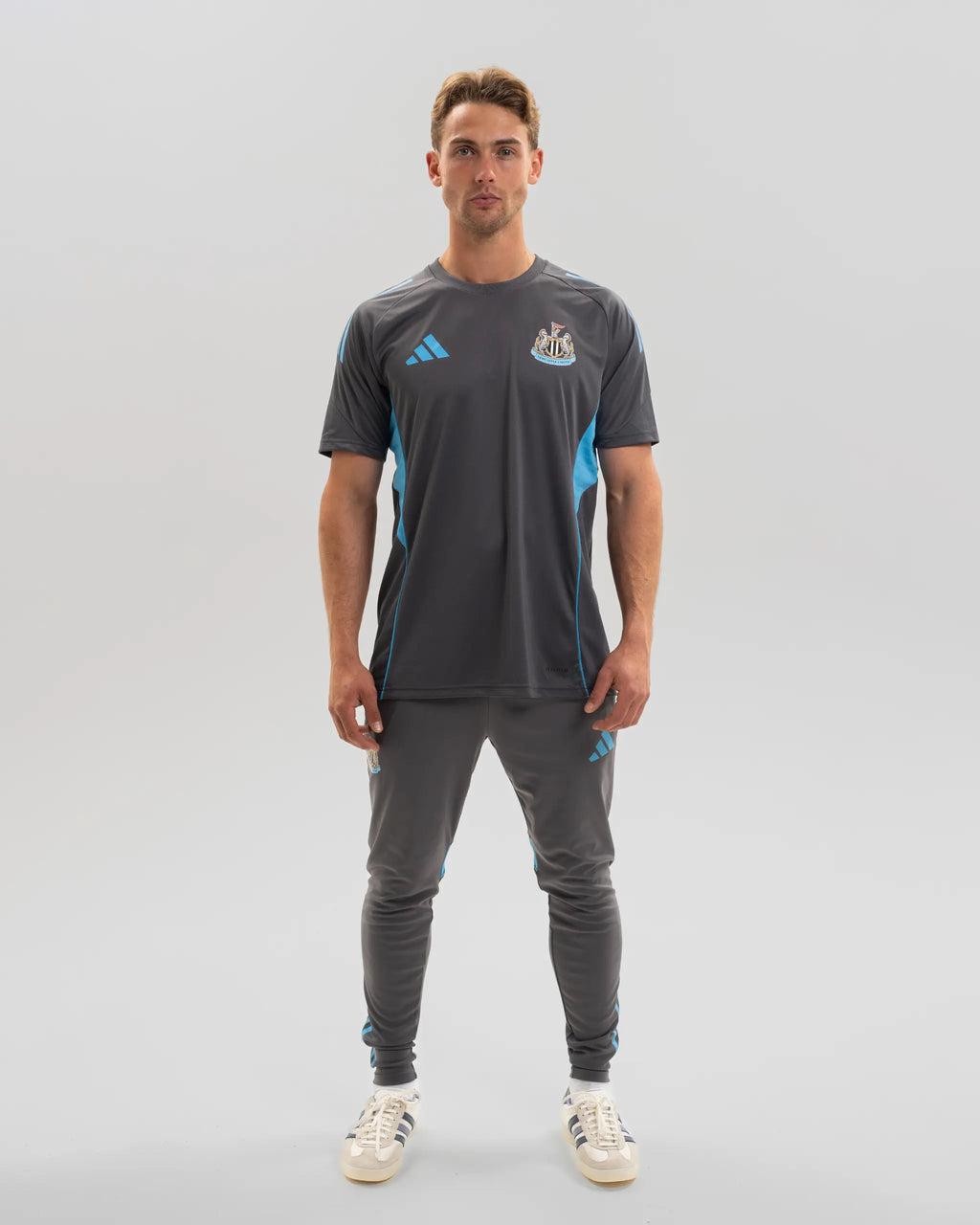 Newcastle United adidas 25/26 Players Range Grey Training Shirt