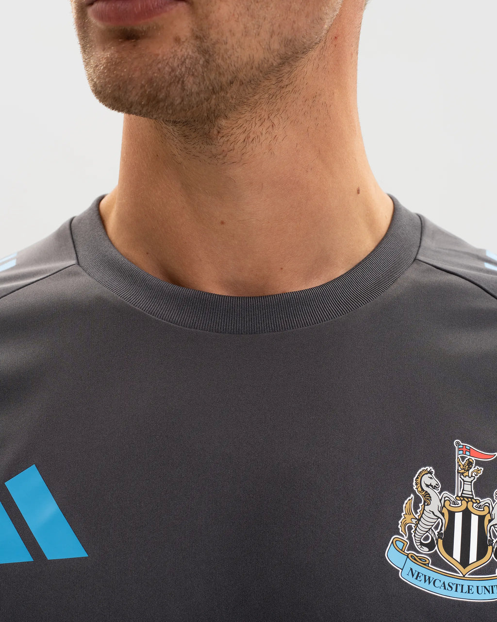 Newcastle United adidas 25/26 Players Range Grey Training Shirt