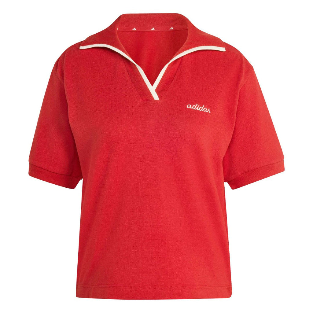Seasonal Essentials Colorpop Polo with Embroidered Graphic