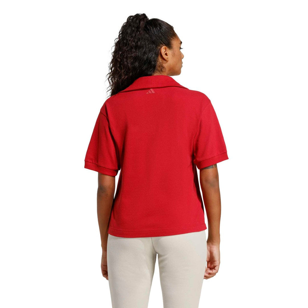 Seasonal Essentials Colorpop Polo with Embroidered Graphic