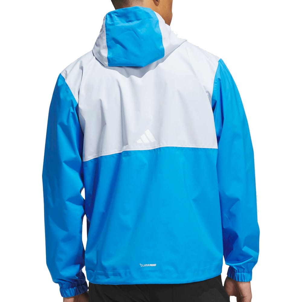 adidas Ultimate365 Climaproof Full-Zip Waterproof Suit - Lucid Ray Blue/Collegiate Navy