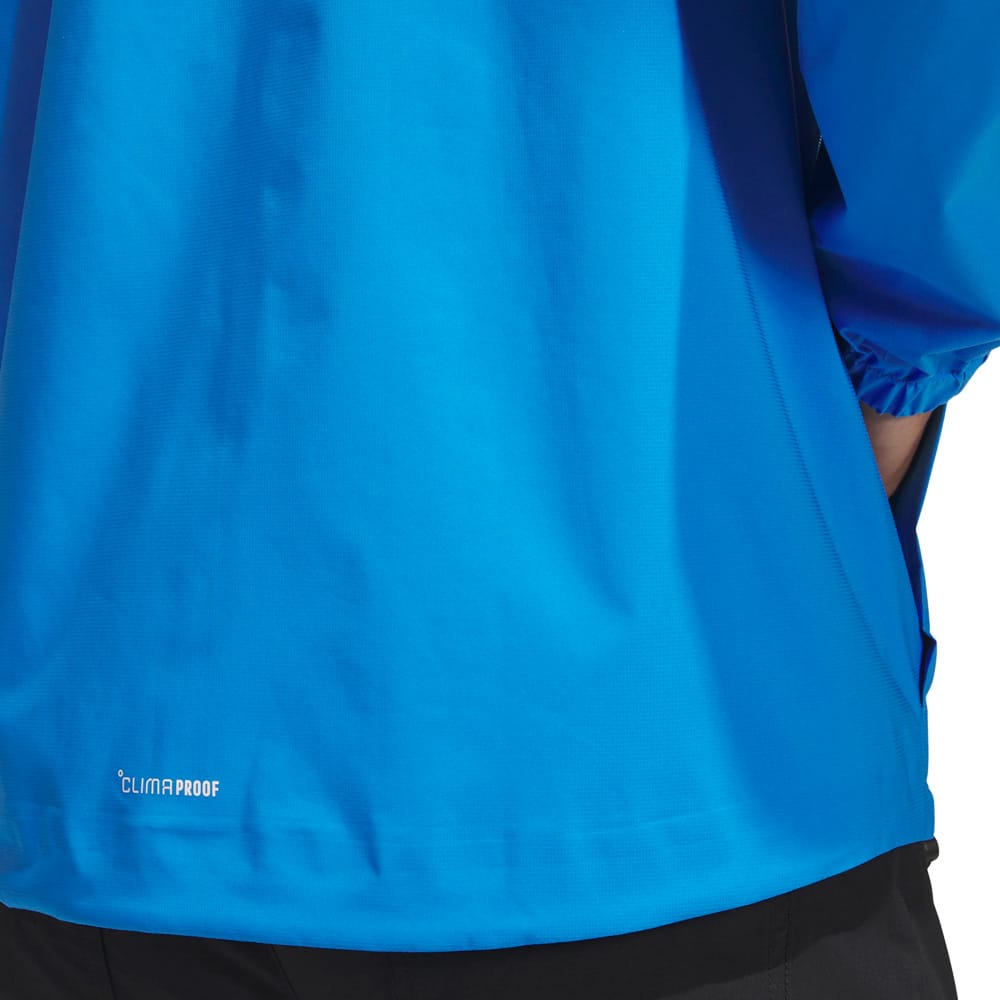 adidas Ultimate365 Climaproof Full-Zip Waterproof Suit - Lucid Ray Blue/Khaki Six