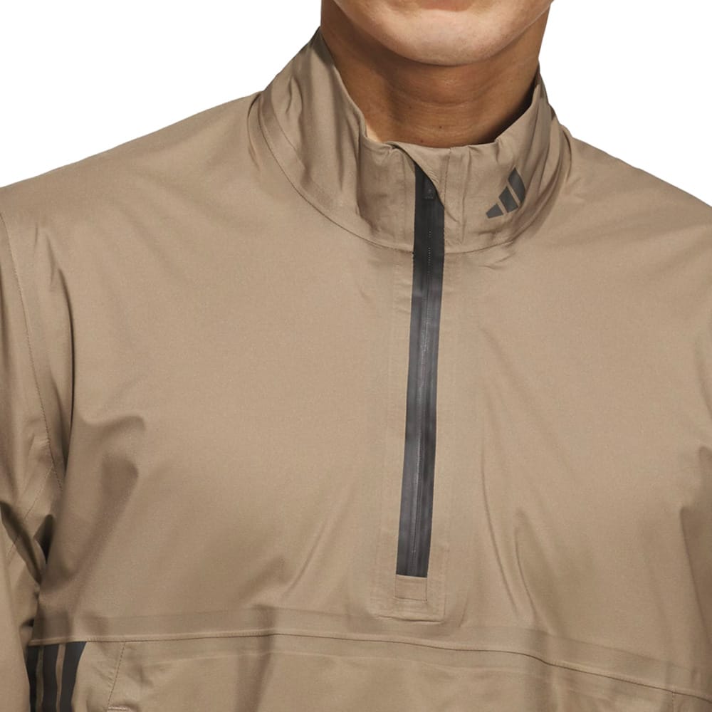 adidas Ultimate365 Tour CLIMAPROOF+ Half-Zip Waterproof Suit - Khaki Six/Black