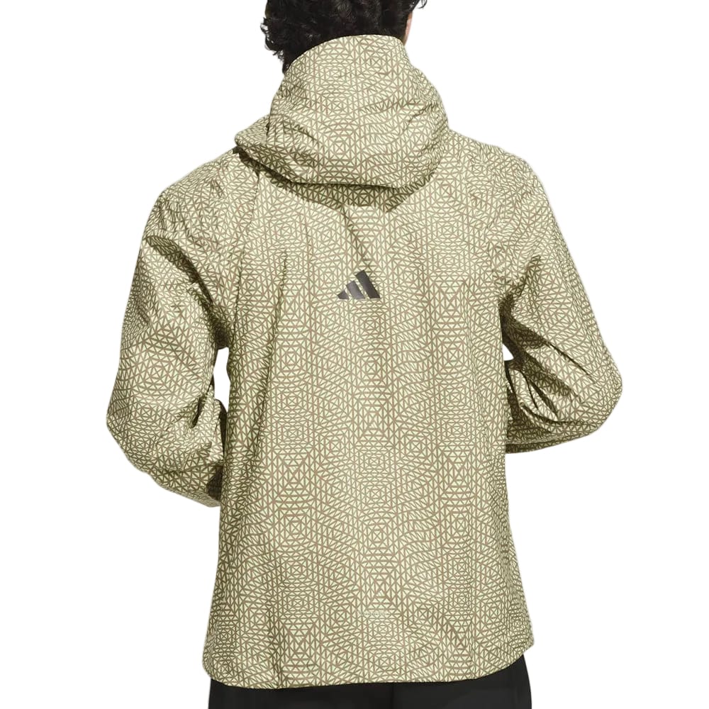 adidas Ultimate365 Tour Climaproof+ Anorak Waterproof Suit - Frozen Lemon/Khaki Six