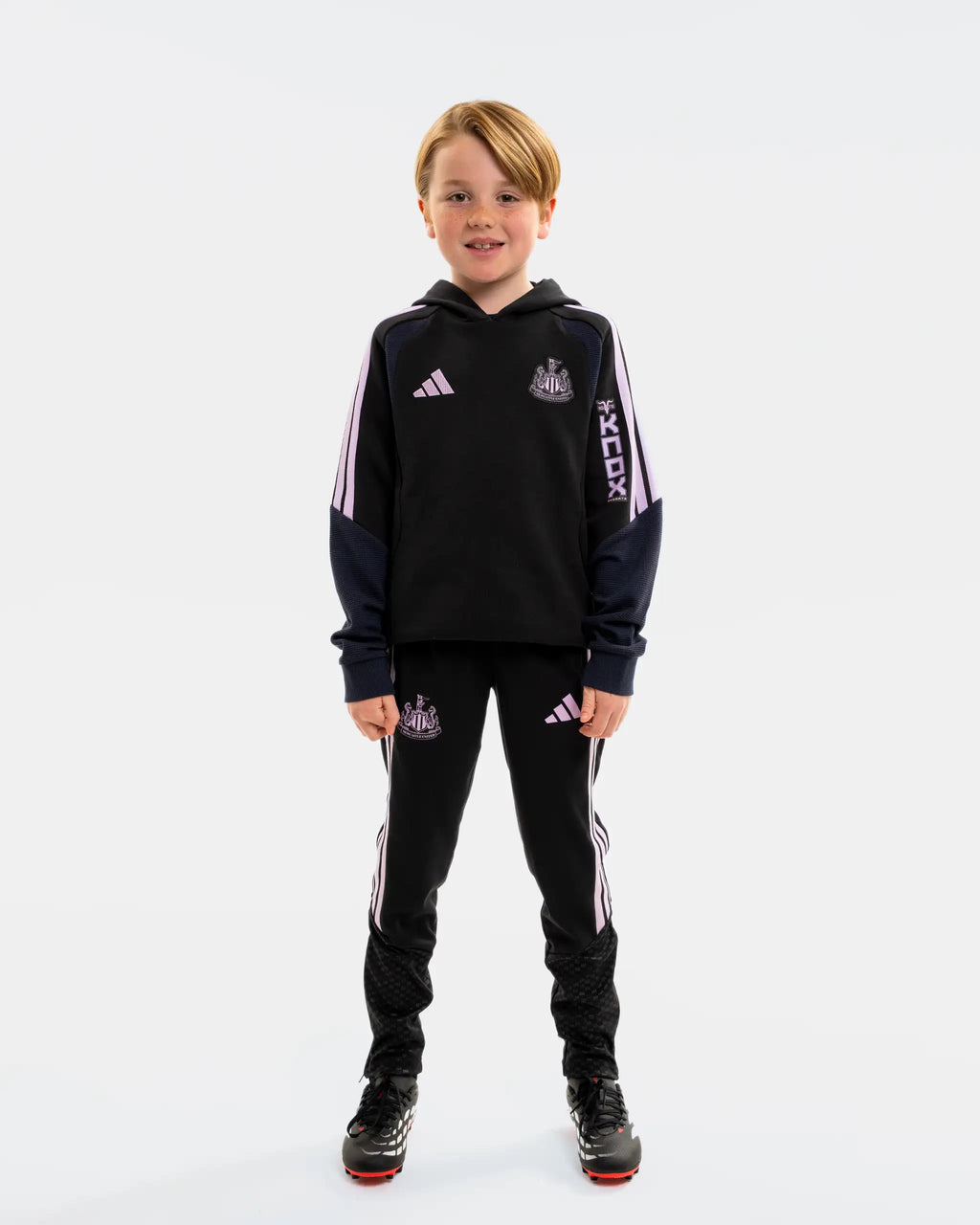 Newcastle United adidas Kids' 26/27 Players Range Black Trackpants
