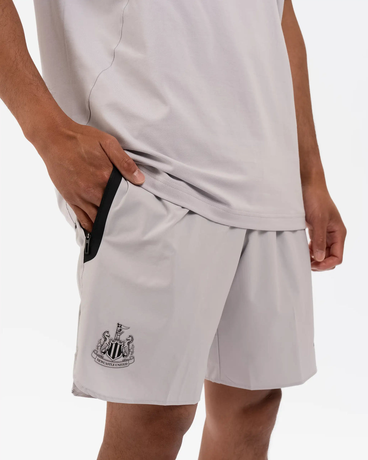 Newcastle United Alternative Tiro Travel Grey Shorts
