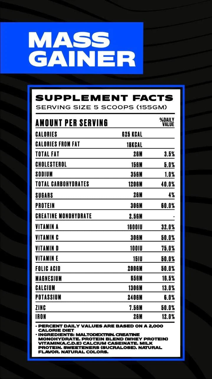 Mass Core - 3.75 Kilos Weight Gainer