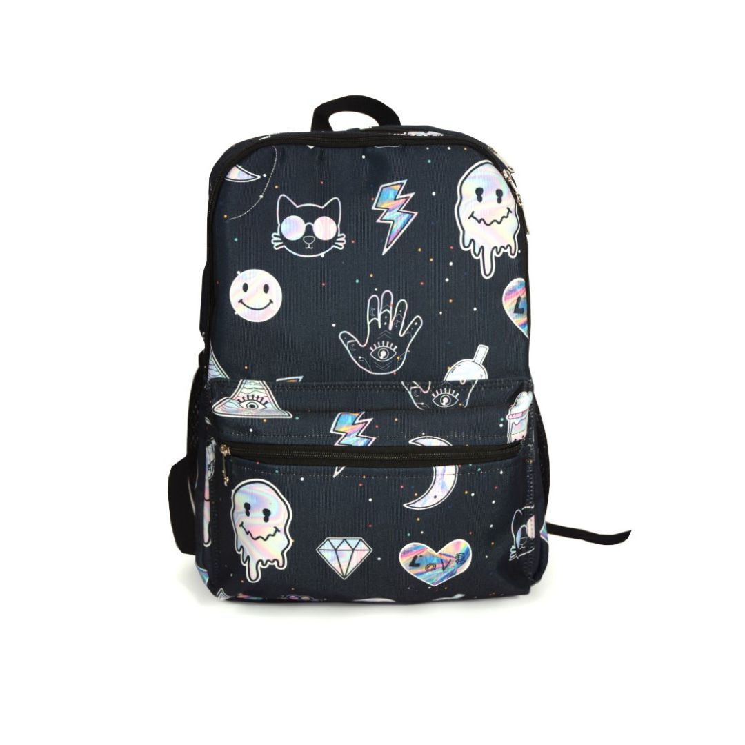 Metallic Galaxy Big Backpack