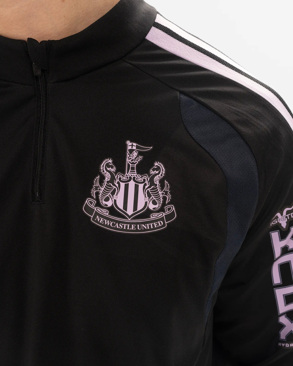 Newcastle United adidas 26/27 Players Range Black 1/4 Zip Top