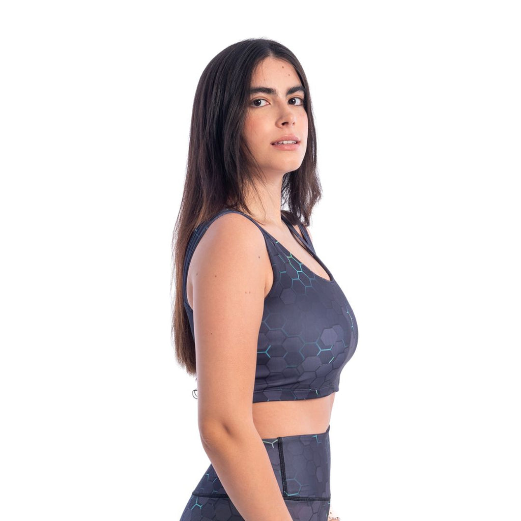 NYA Honeycomb Double Strap Sports Bra