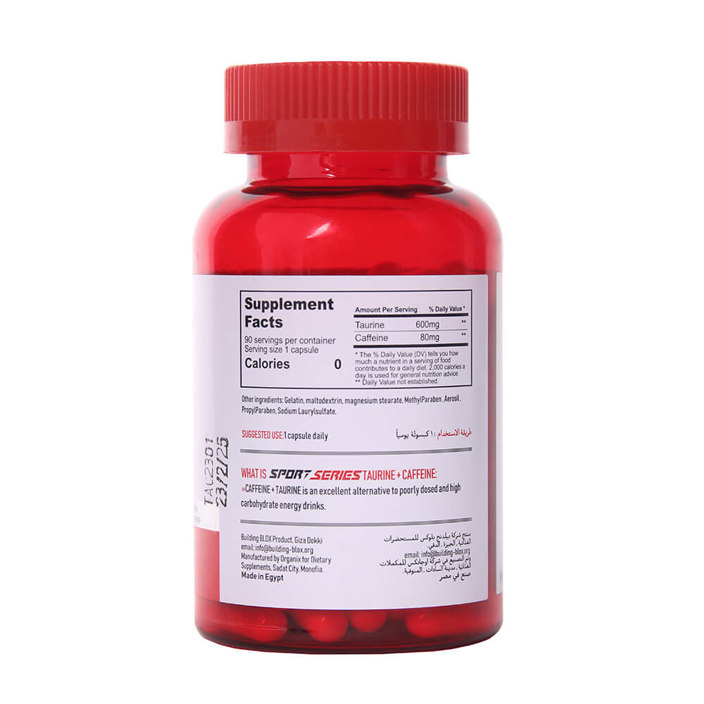 Sport Series Taurine/Caffeine 600/80 (90 Capsules)