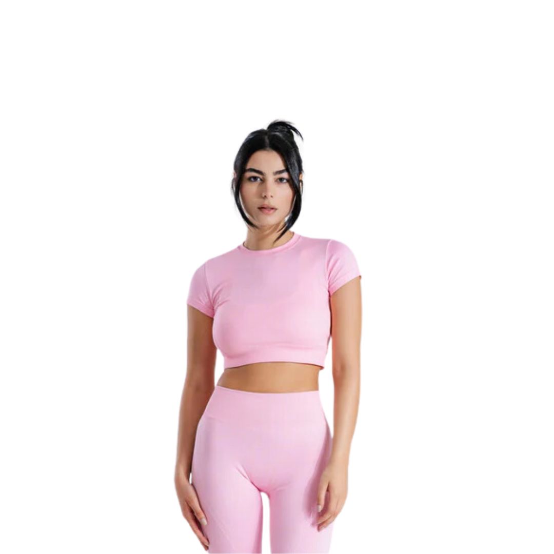 AuraFit Seamless Crop Top