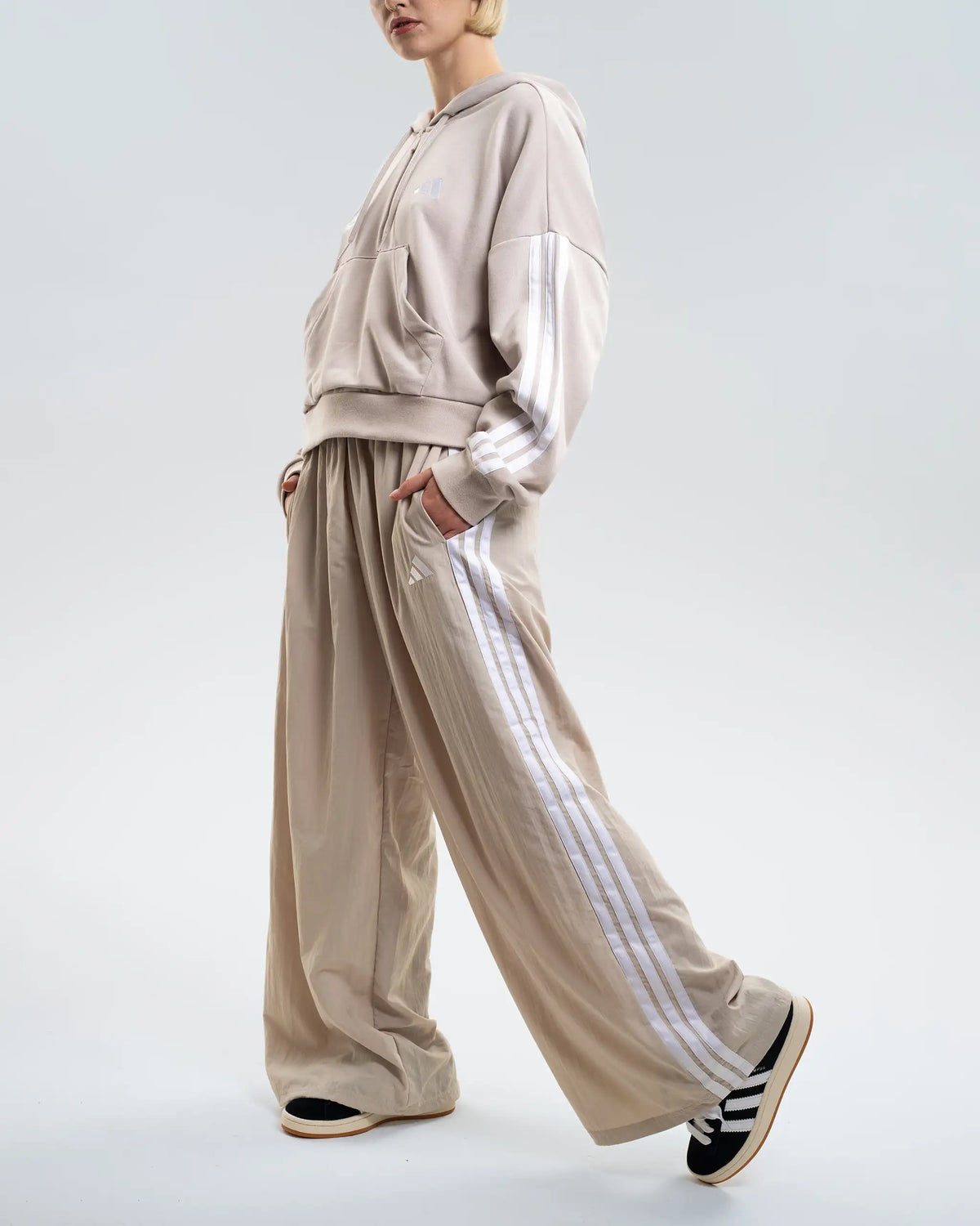 Newcastle United adidas Women's Stone Woven Tracksuit Bottoms