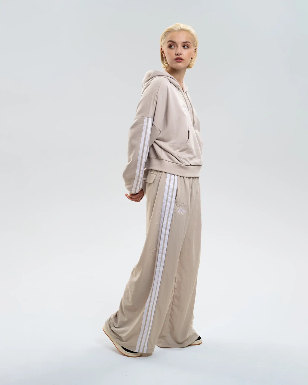 Newcastle United adidas Women's Stone Woven Tracksuit Bottoms
