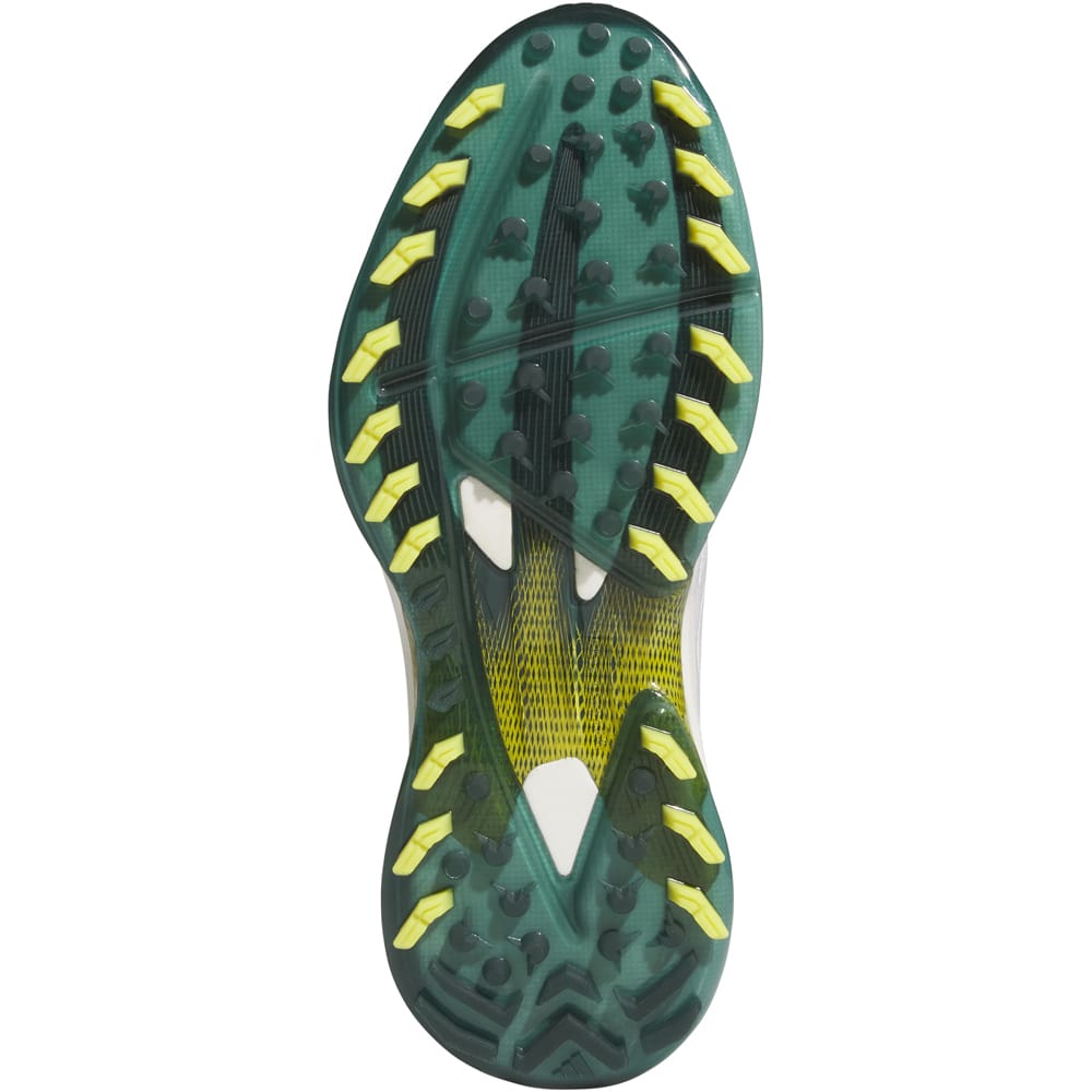 adidas Adizero ZG Spikeless Waterproof Shoes - White/Collegiate Green/Yellow