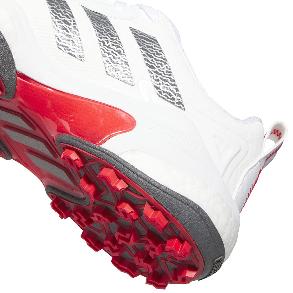 adidas CODECHAOS '25 Spikeless Waterproof Shoes - White/Grey Five/Lucid Red