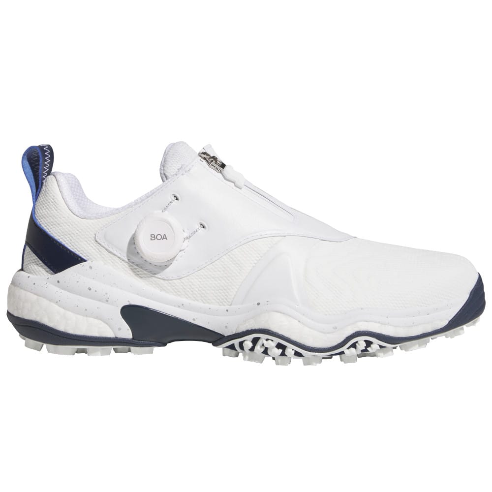 adidas Codechaos Boa 25 Spikeless Waterproof Shoes - White/Silver Metallic/Collegiate Navy
